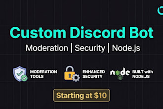 build a custom discord bot with nodejs for your community