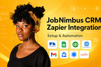 setup jobnimbus google sheets quickbooks companycam gmail zillow calendly zapier