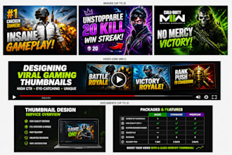 design viral gaming youtube thumbnail