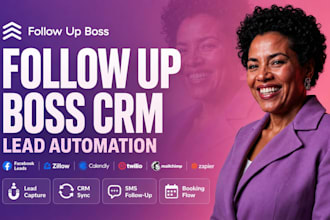 manage follow up boss crm real estate leads tasks pipeline followup crm va help