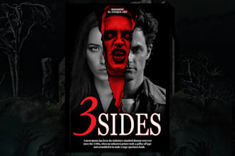 design cinematic movie poster and film poster