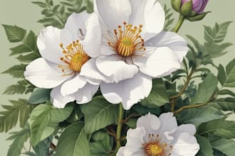 draw flowers, trees or botanical illustration