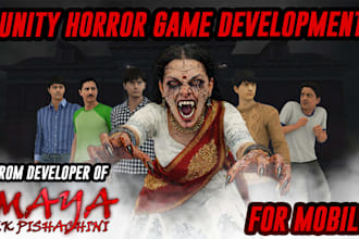 develop mobile 3d horror game in unity