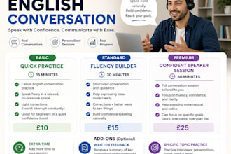 help you with your english conversation skills