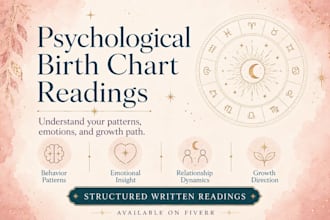 analyze your birth chart for behavior patterns and self understanding