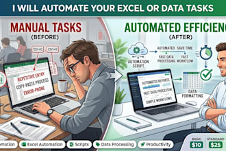 automate your excel or data tasks