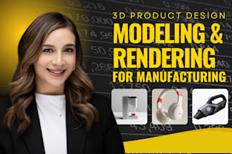 design 3d product design and 3d cad modeling for manufacturing