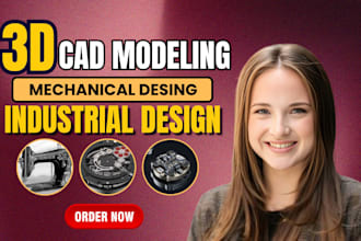 design 3d product design and 3d cad modeling for manufacturing