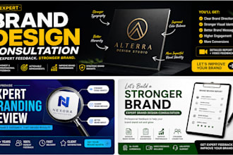review brand design and give advice feedback consultation