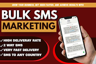 send bulk sms marketing, text message and SMS