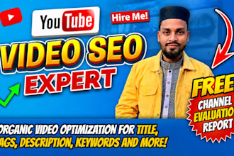 youtube SEO expert channel growth manager
