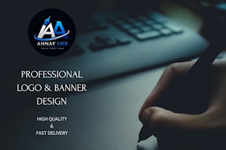 design modern and professional logo and banner