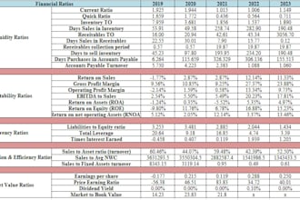 construct company financial projections