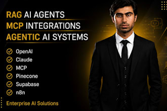 build enterprise rag ai agents, mcp integrations and multi agent systems