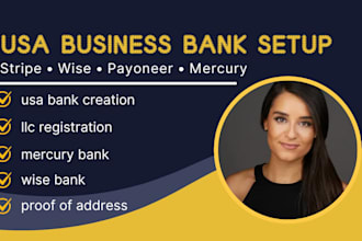 mercury wise usa bank creation usa physical address proof of address llc
