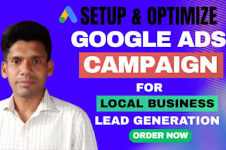 setup and optimize google ads for local business lead generation