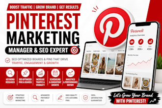 be your pinterest marketing manager and grow your account