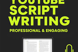 write an engaging youtube video script for your channel