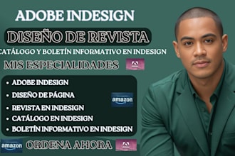 diseno de revista, catalogo y diseno de boletin informativo en adobe indesign