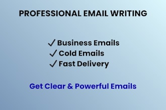write professional and persuasive emails for any purpose