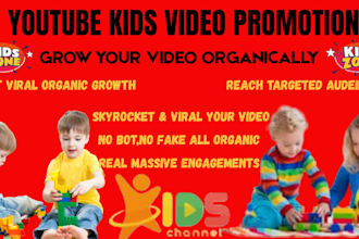 do organic youtube kids video promotion for superfast growth using email ads