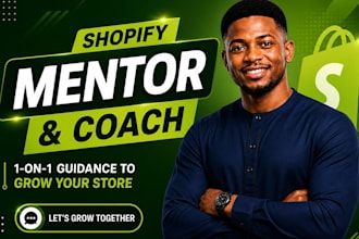 be your dropshipping coach, shopify mentor, beginner dropshipping consultant