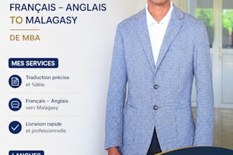 professionally translate english and french to malagasy
