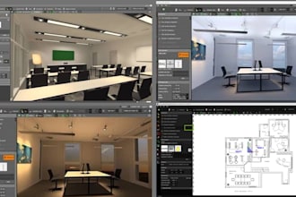do dialux lighting design architectural interior and exterior renders