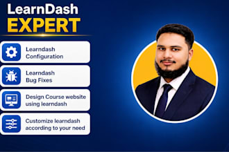 develop and customize wordpress lms website with learndash