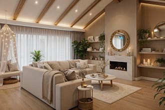 design your space with a modern, functional interior layout