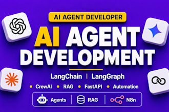 build an ai agent or multi agent system using langchain langgraph fastapi