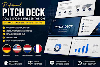 create investor pitch deck, finance presentation, and ai tech startup founders