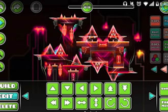 do geometry dash level, gd deco with song, good and fun geometry dash layout