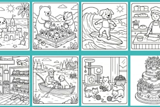 profitable KDP children activity book kids coloring book children illustration