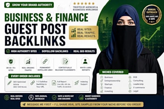 publish business and finance guest post backlinks on high da niche sites