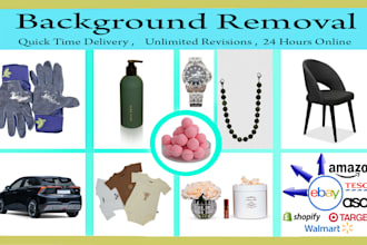 bulk photo background removal, crop resize for amazon brands or photographer