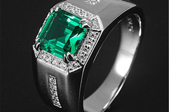 design stunning 3d jewelry model of rings, earrings, or necklace for 3d printing