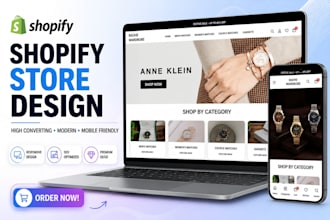 design a high converting shopify store