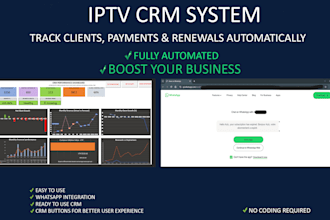 create a custom automated CRM dashboard for your business