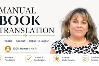 be your manual spanish translator, italian literary fiction english translator