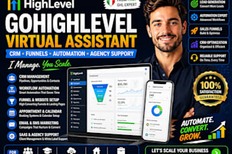 be your gohighlevel VA CRM automation virtual assistant