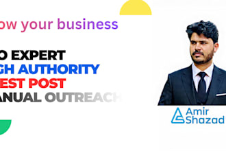 do manual outreach for niche guest posts