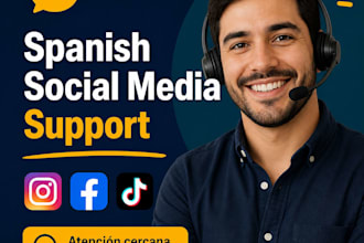 fast and professional customer support in spanish