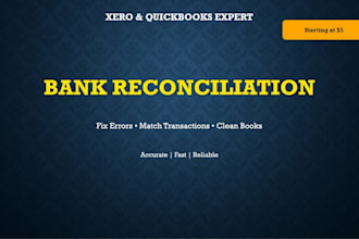do bank reconciliation in xero and quick book