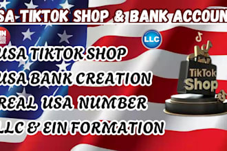 create USA llc formation, ein, itin tiktok shop