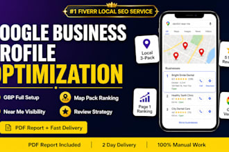 optimize your gbp to rank on google maps and local search