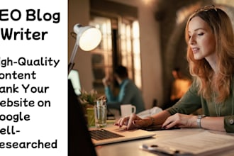 write well researched SEO articles for blogs 1500 words