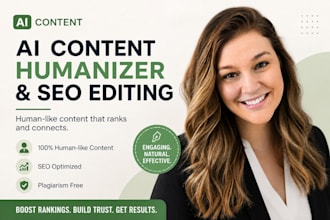 help in ai content humanization and SEO editing