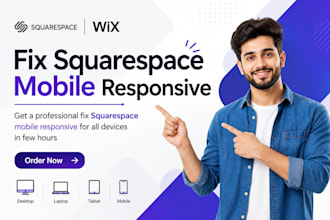 fix your squarespace website mobile friendly and responsive
