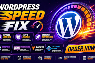 fix the slow wordpress website and improve performance